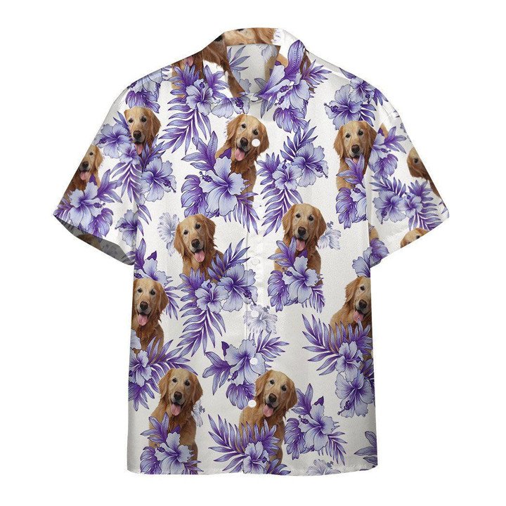 Hawaii Hibiscus Golden Retriever Hawaii Hawaii Aloha Shirt For Dog Lover Ha60243