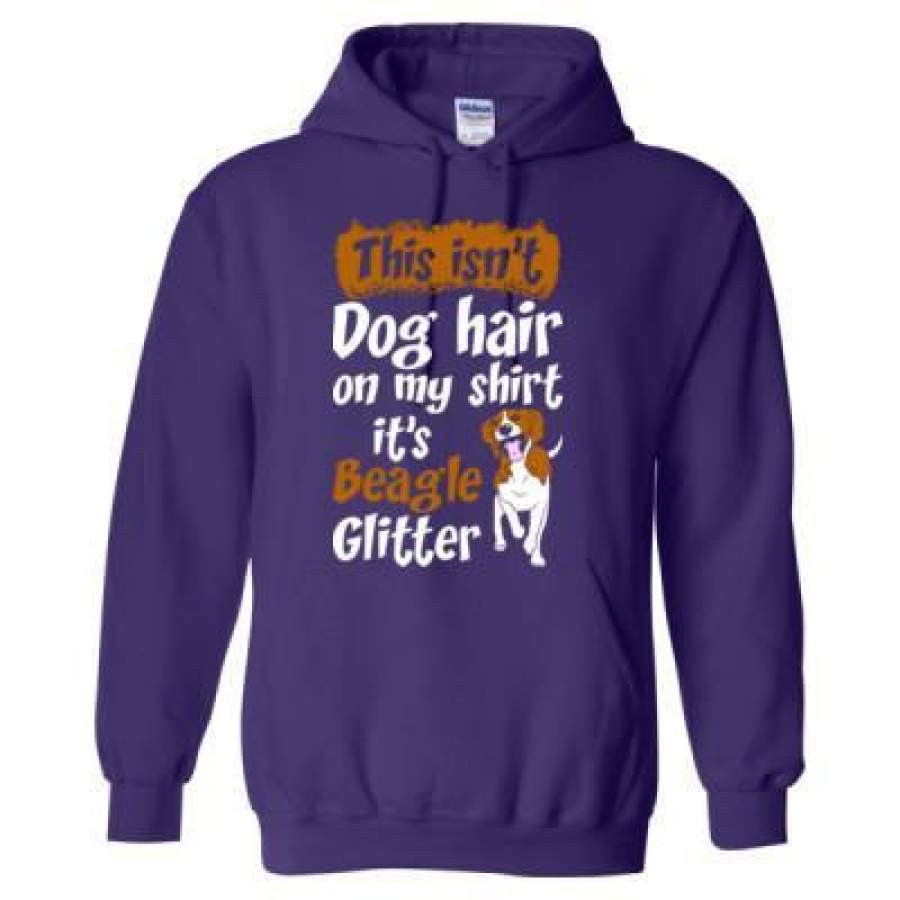 AGR This Isnt Dog Hair On My Shirt Its Beagle Glitter – Heavy Blend™ Hooded Sweatshirt