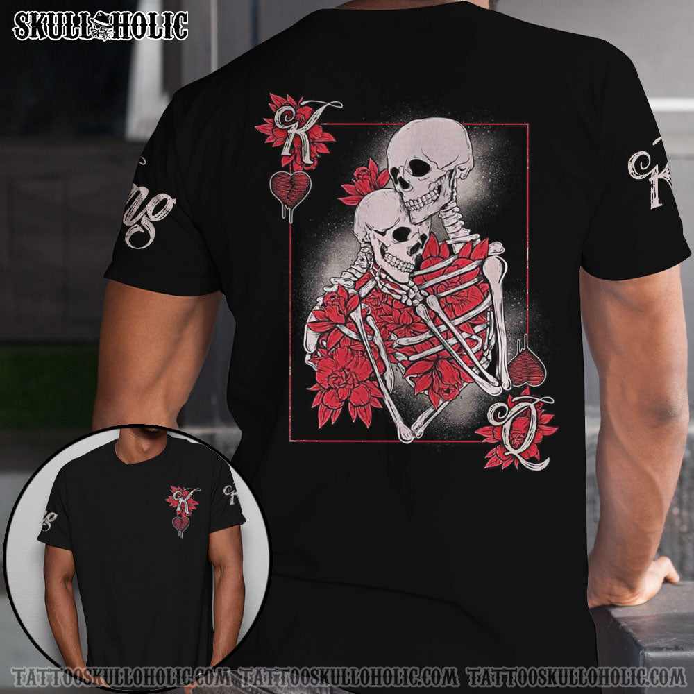 Skeleton Couple King Queen All Over Print – Lath0812215