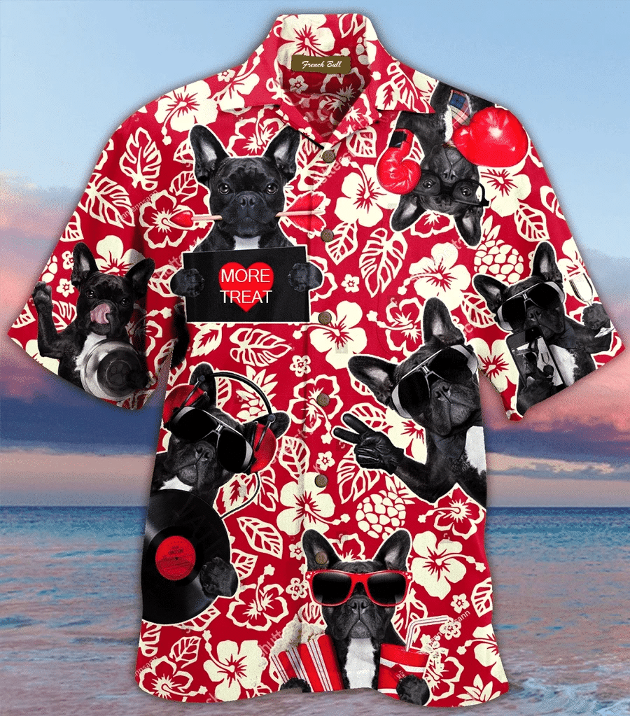 Check Out This Awesome Hawaii Aloha Shirts Stay Cool Frenchie Bulldog Ha106276