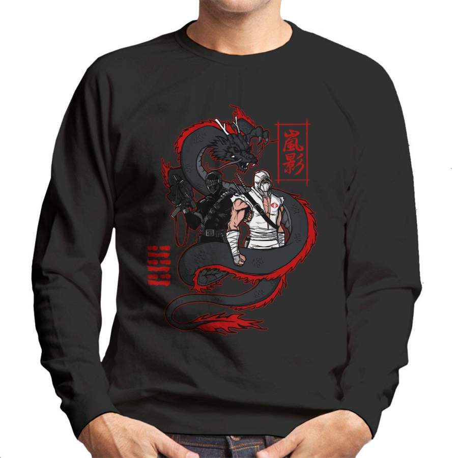 Arashikage Clan Storm Shadow Snake Eyes GI Dragon Joe Men’s Sweatshirt