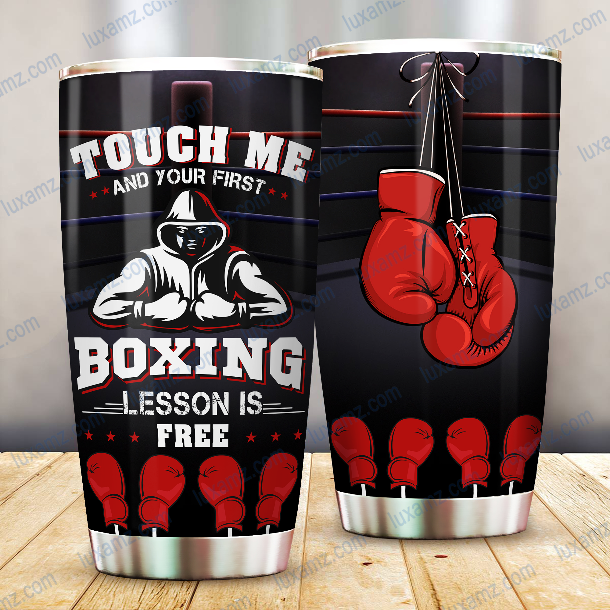 Boxing Lesson is Free Tumbler All Over Print