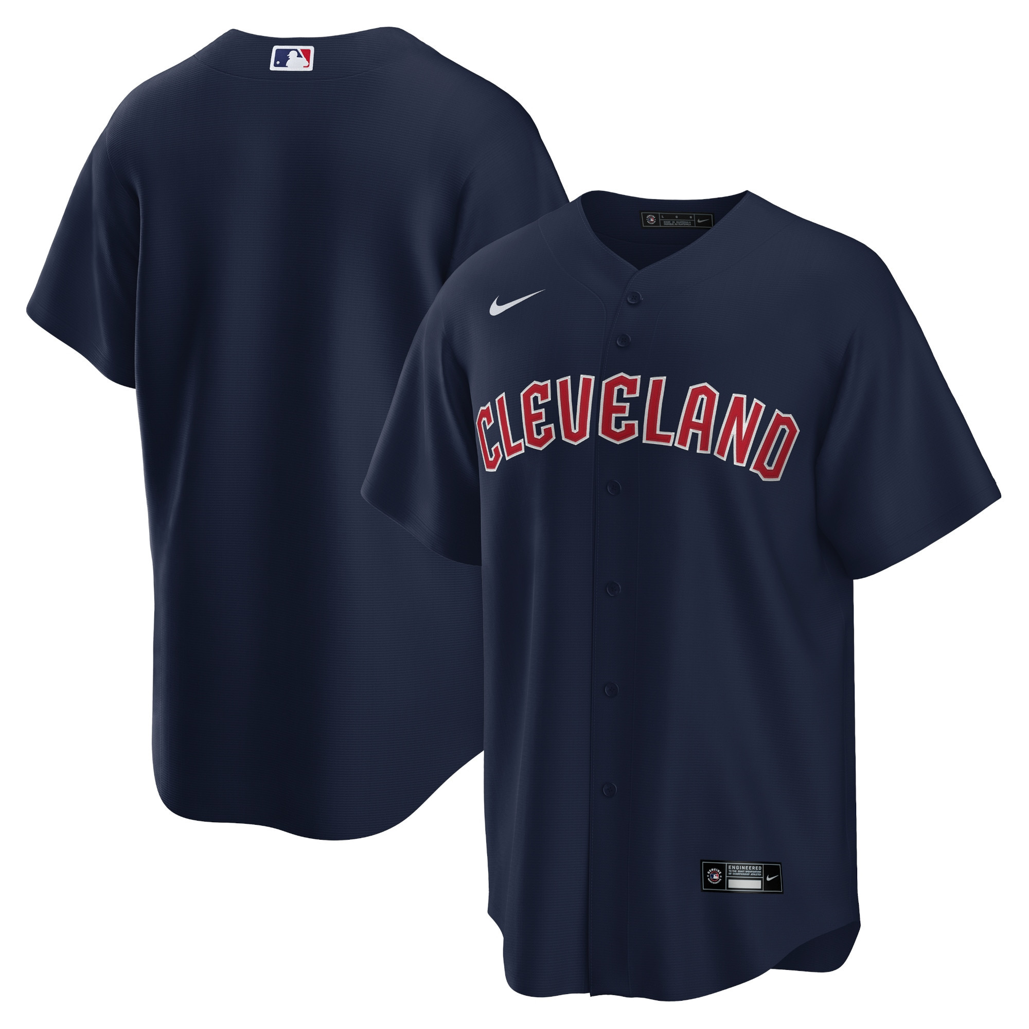 Cleveland Guardians Alternate Replica Jersey Navy MLB