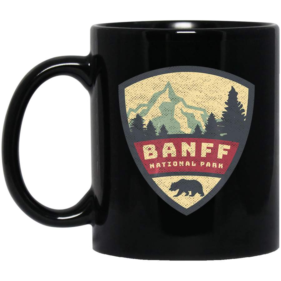 Vintage Retro Canadian Banff National Parks Souvenirs Coffee Mug