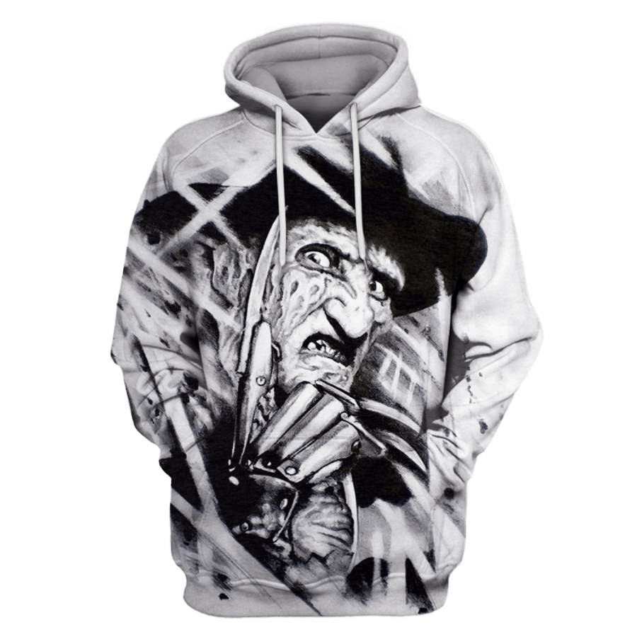 Nightmare on Elm Street Freddy Krueger Tshirt – Zip Hoodies Apparel