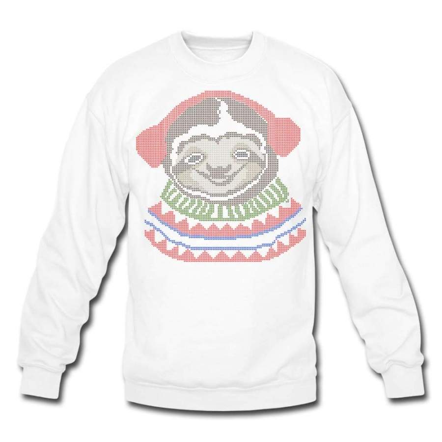 Sloth Funny Ugly Christmas Crewneck Sweatshirt