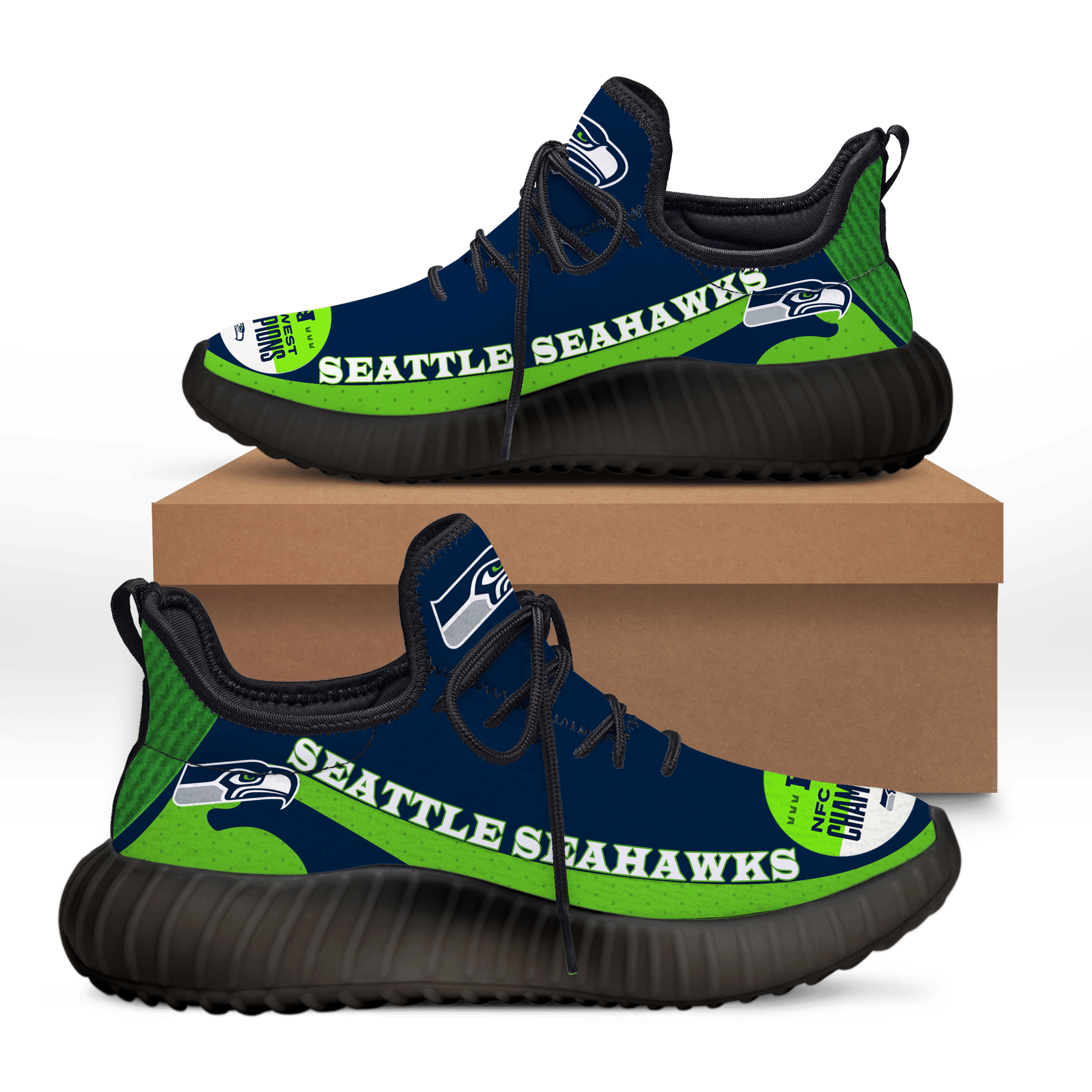 Seattle Seahawks Yz Shoes -V6