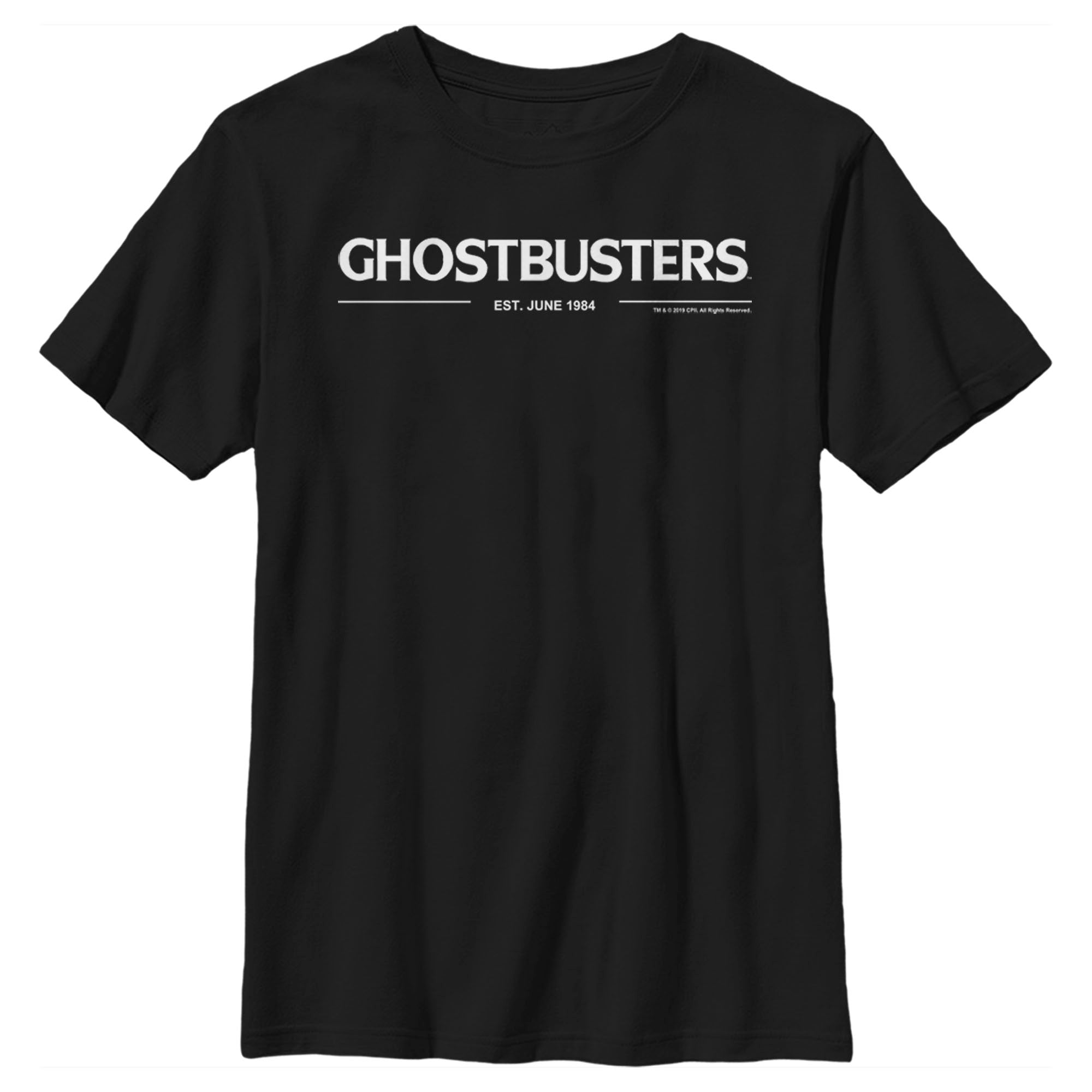 Boy’S Ghostbusters White Logo T-Shirt