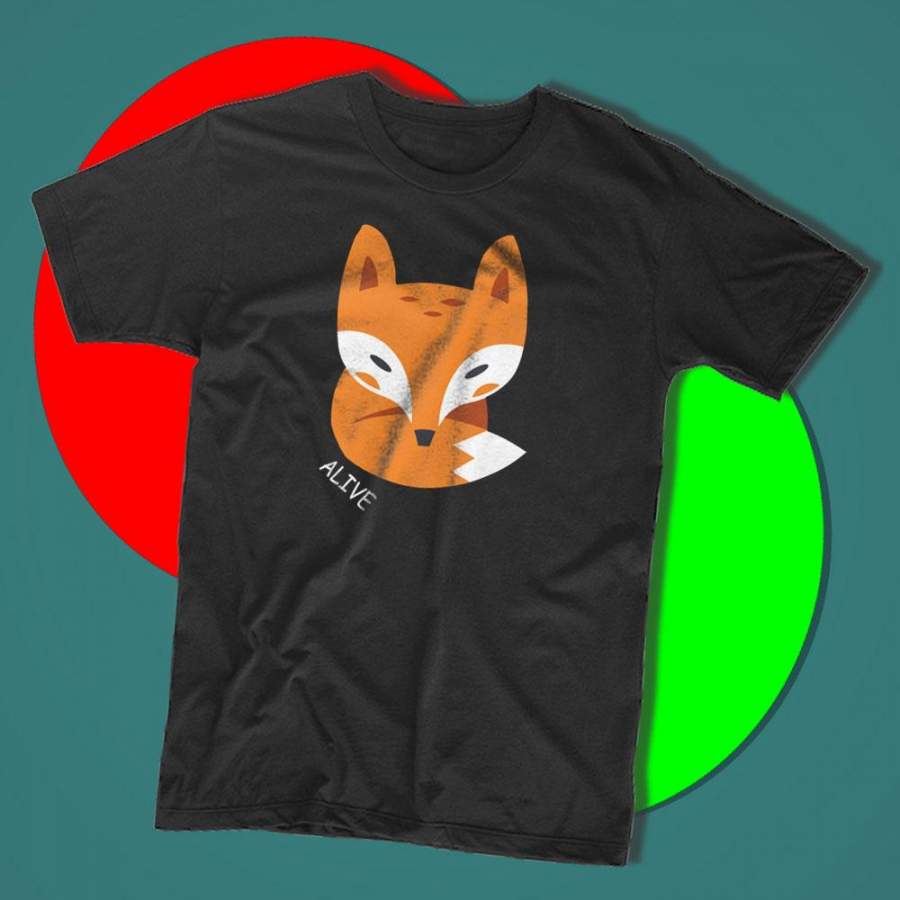 Alive Little Fox Men’S T Shirt