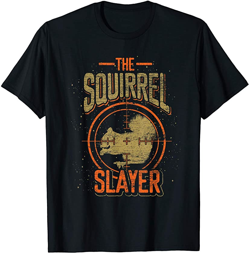 Animal Hunter Gift Idea Hunting Squirrel T-Shirt