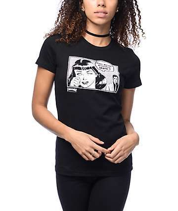 Thrasher Boyfriend Girls Black Shirt