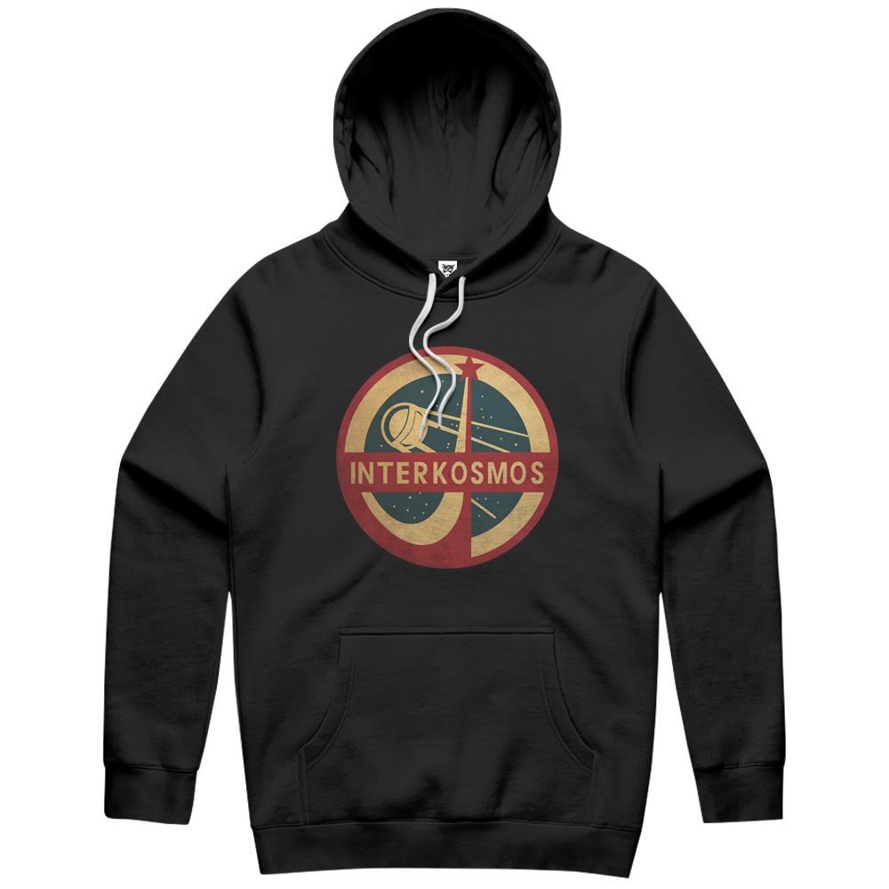 Vintage Interkosmos Space Program Sputnik Satellite Hoodie