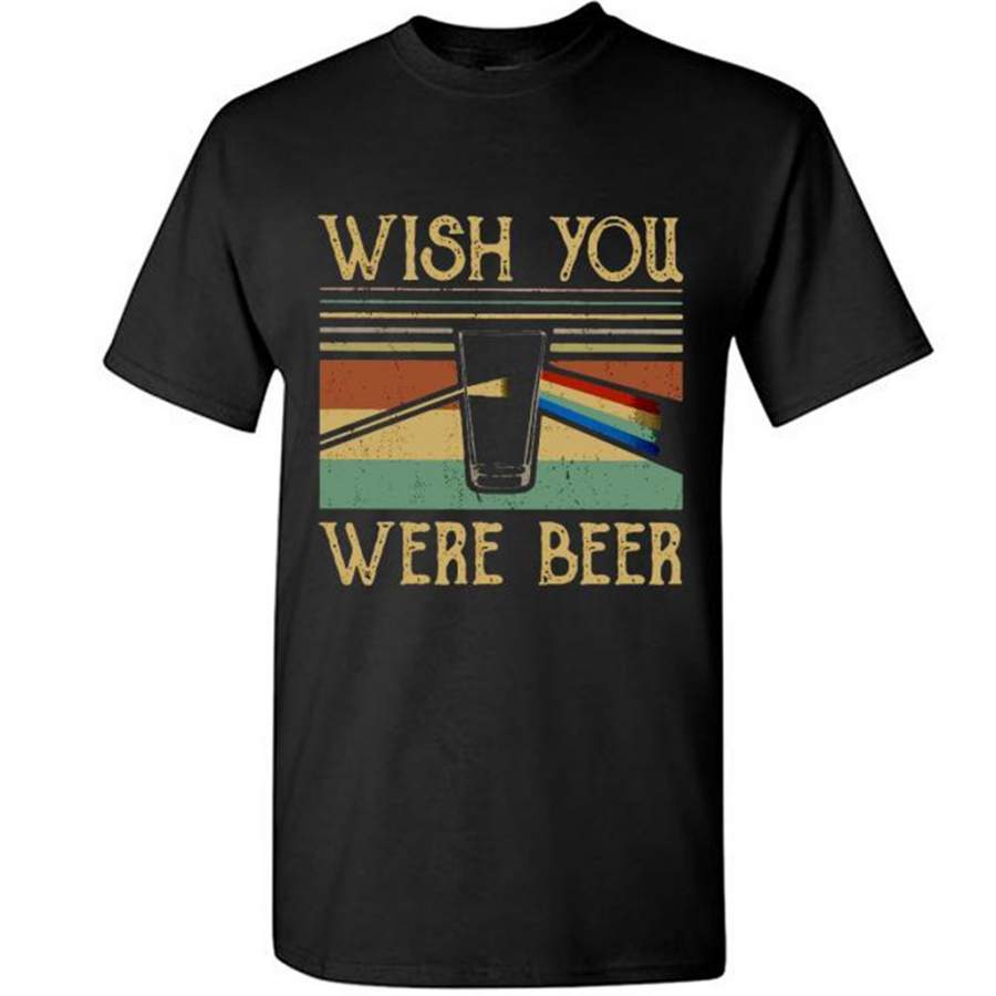 Pink Floyd Vintage Wish You Were Beer – Gildan Short Sleeve Shirt