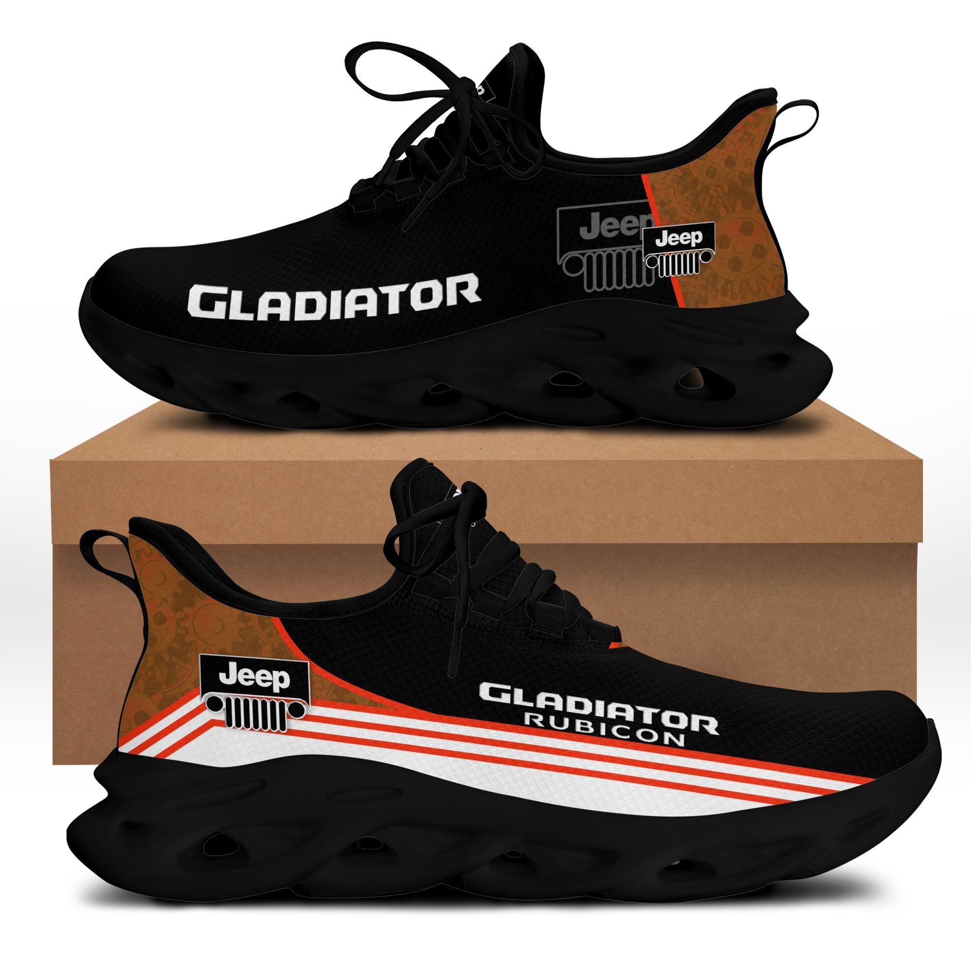 Jeep Gladiator Bs Running Shoes Ver 8 (Orange)