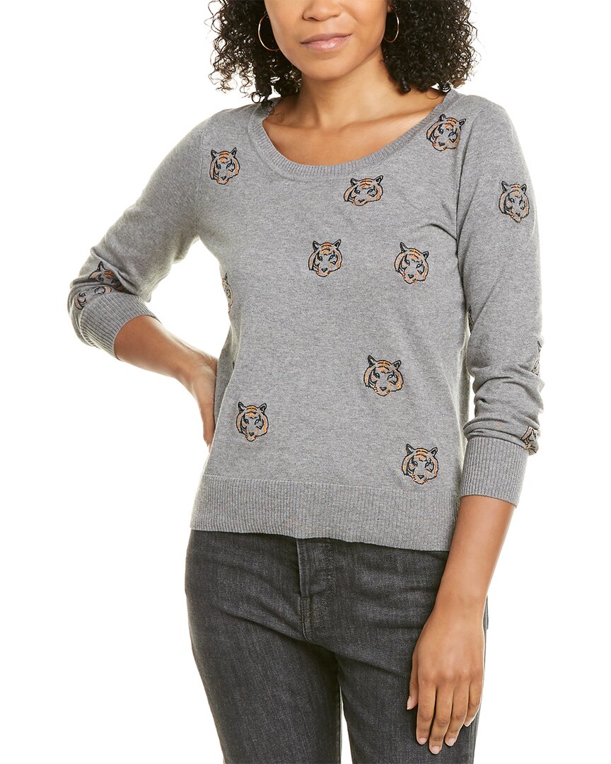 Chaser Tiny Tigers Cashmere-Blend Sweater