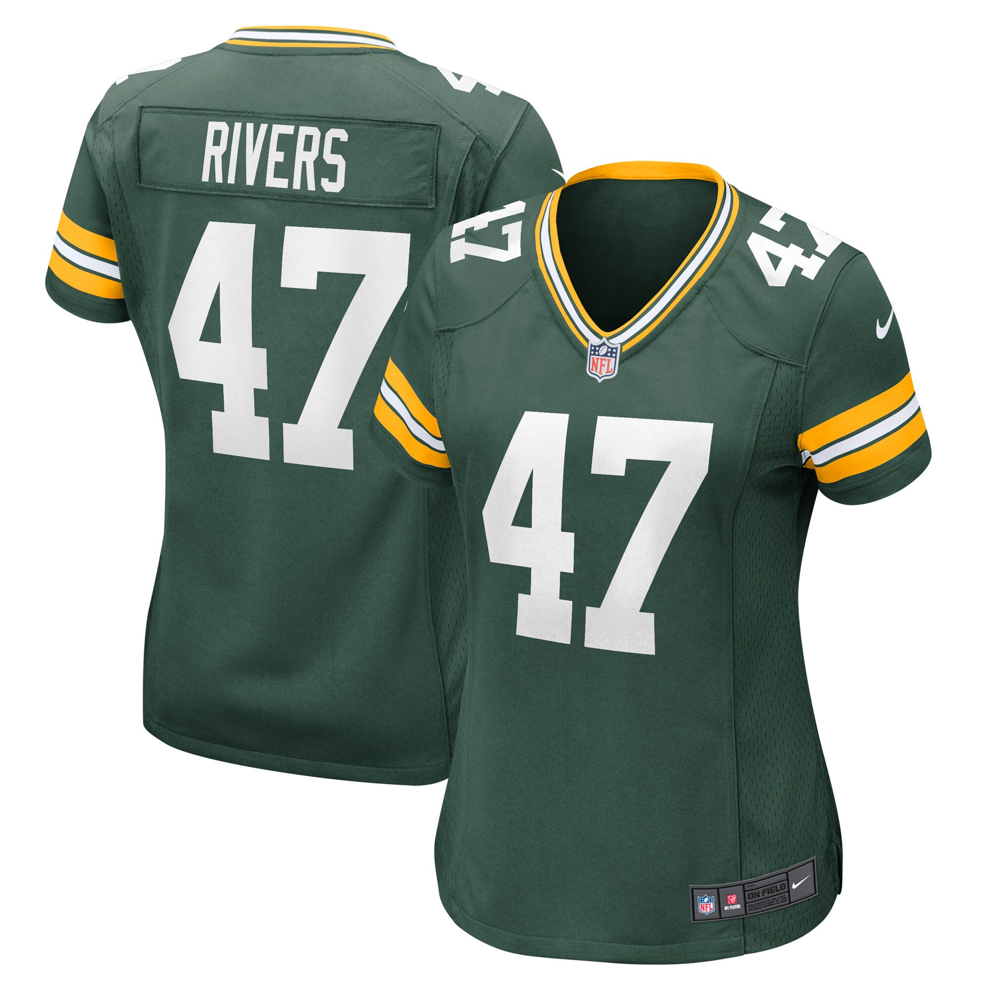 Chauncey Rivers Green Bay Packers Womens Game Jersey – Green NFL