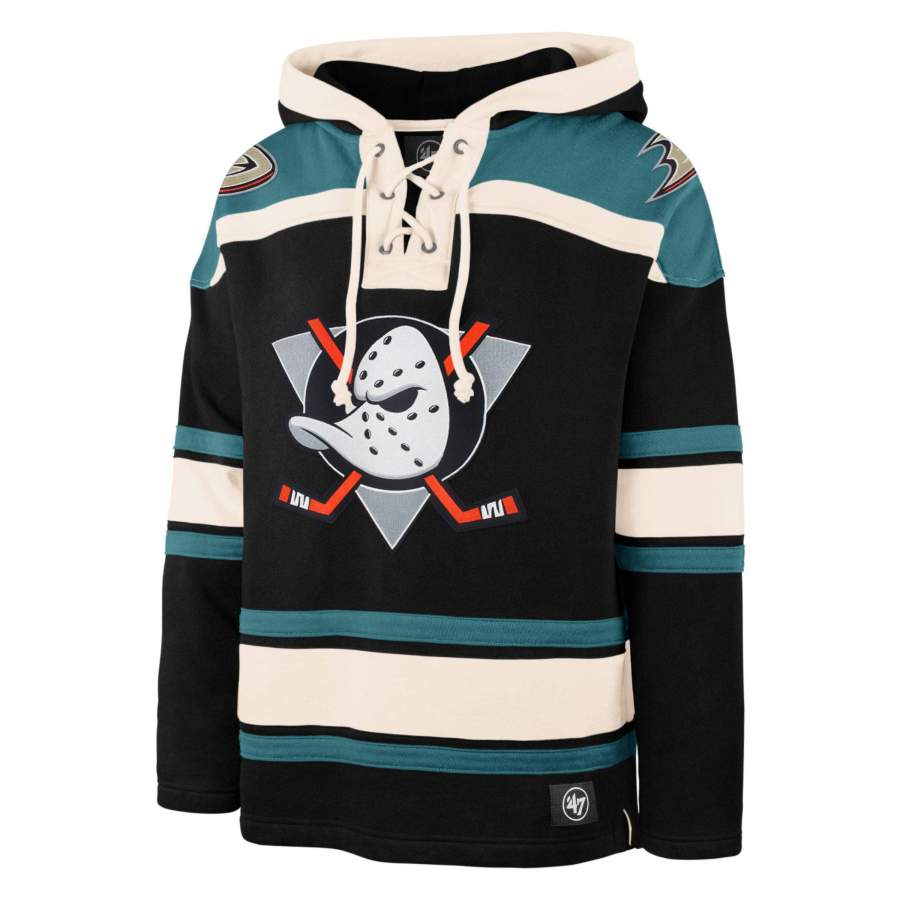 Anaheim Ducks ’47 Superior Lacer Hoodie Unisex 3D All Over Print