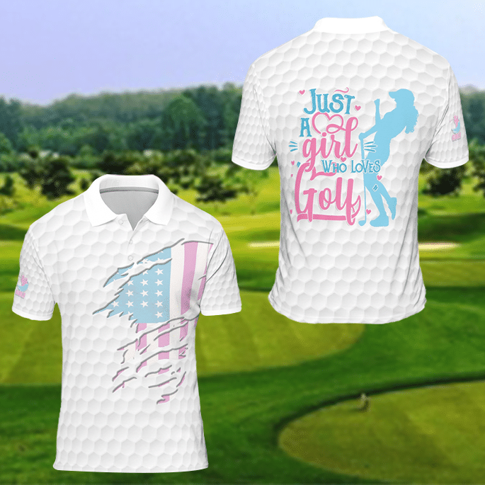 America Golf Girl Polo Shirt - Bqd-Gol0512B07-Tmh New Fashion