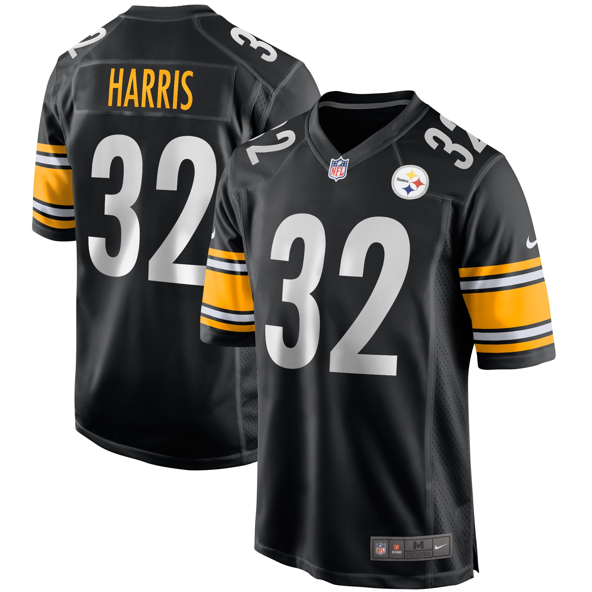 Franco Harris Pittsburgh Steelers Game Retired Player Jersey – Black