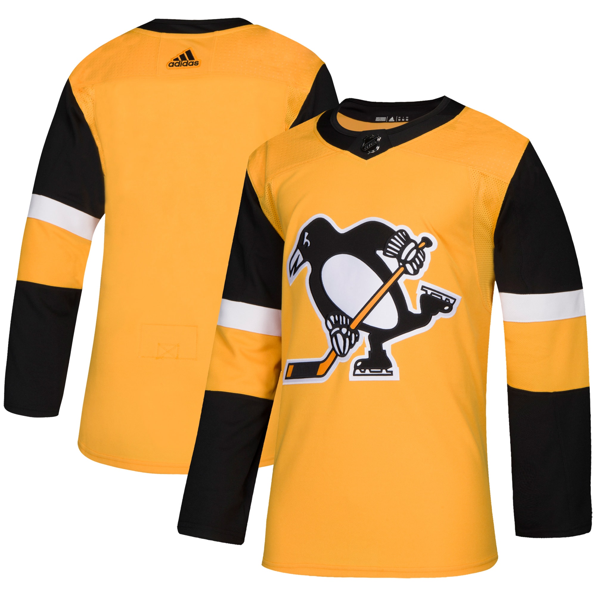 Pittsburgh Penguins Alternate Authentic Jersey – Gold