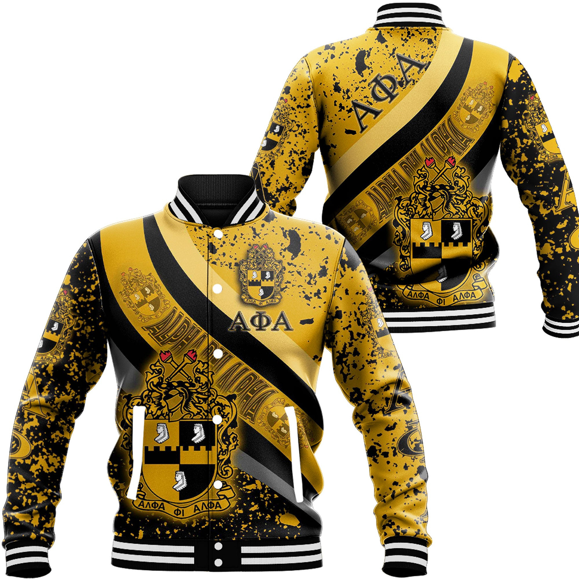 Africa Zone Clothing – Alpha Phi Alpha Special Baseball Jackets A35