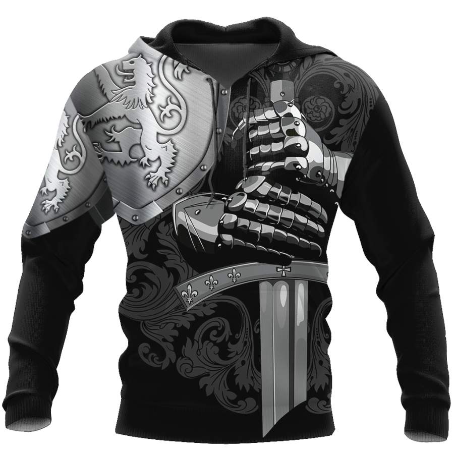 Scottish Lion Armor 3D All Over Printed Shirts for Men and Women AM240201