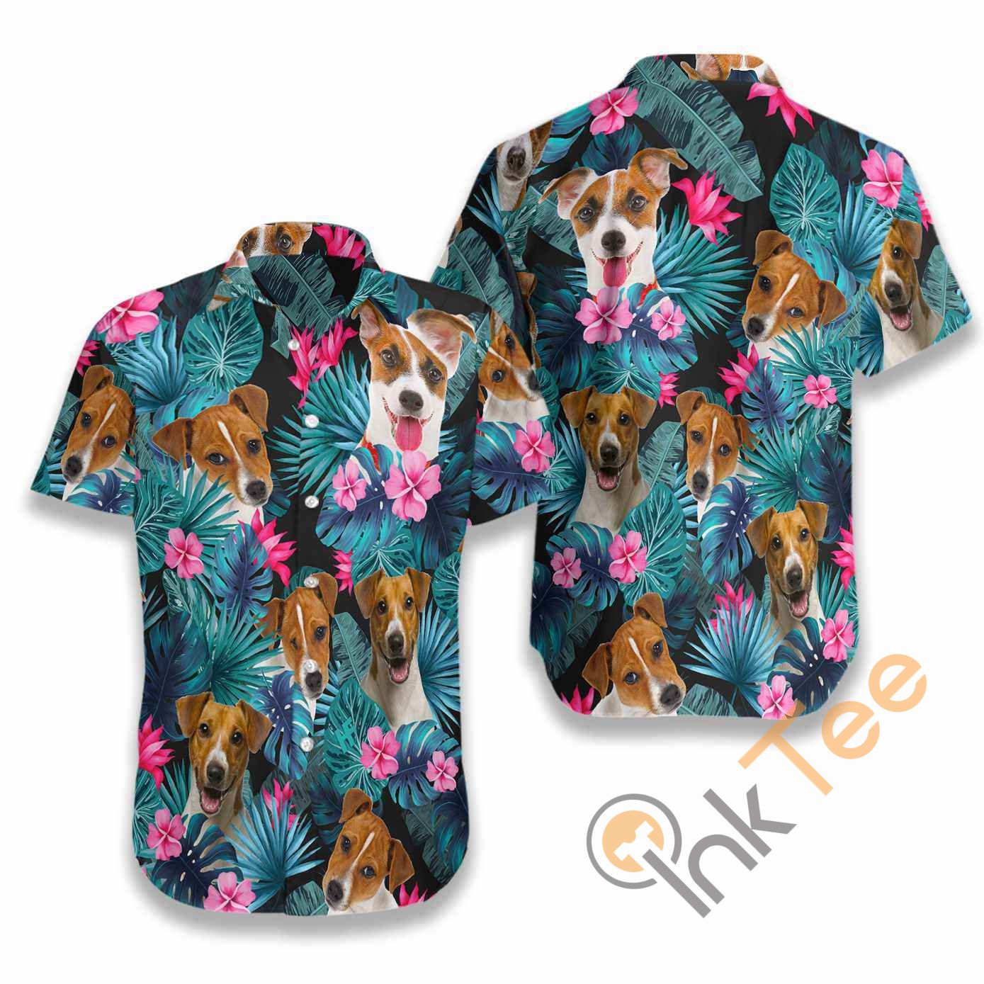 Tropical Jack Russell Terrier Hawaii Shirts Ha3701