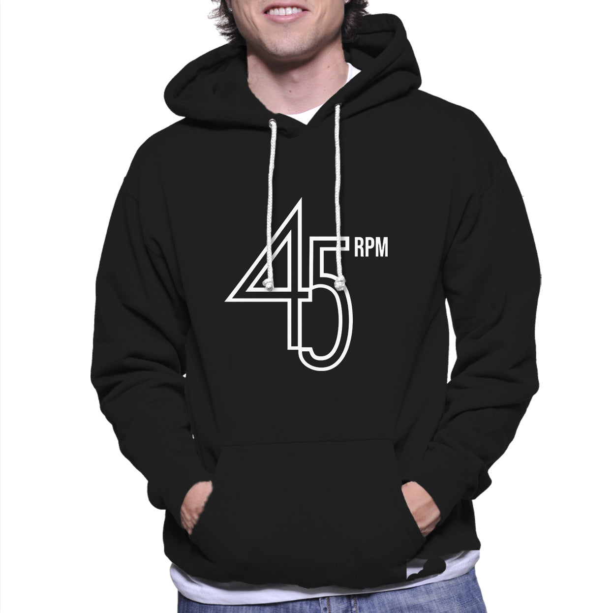 45 Rpm Vinyl Record Logo Unisex Hoodie