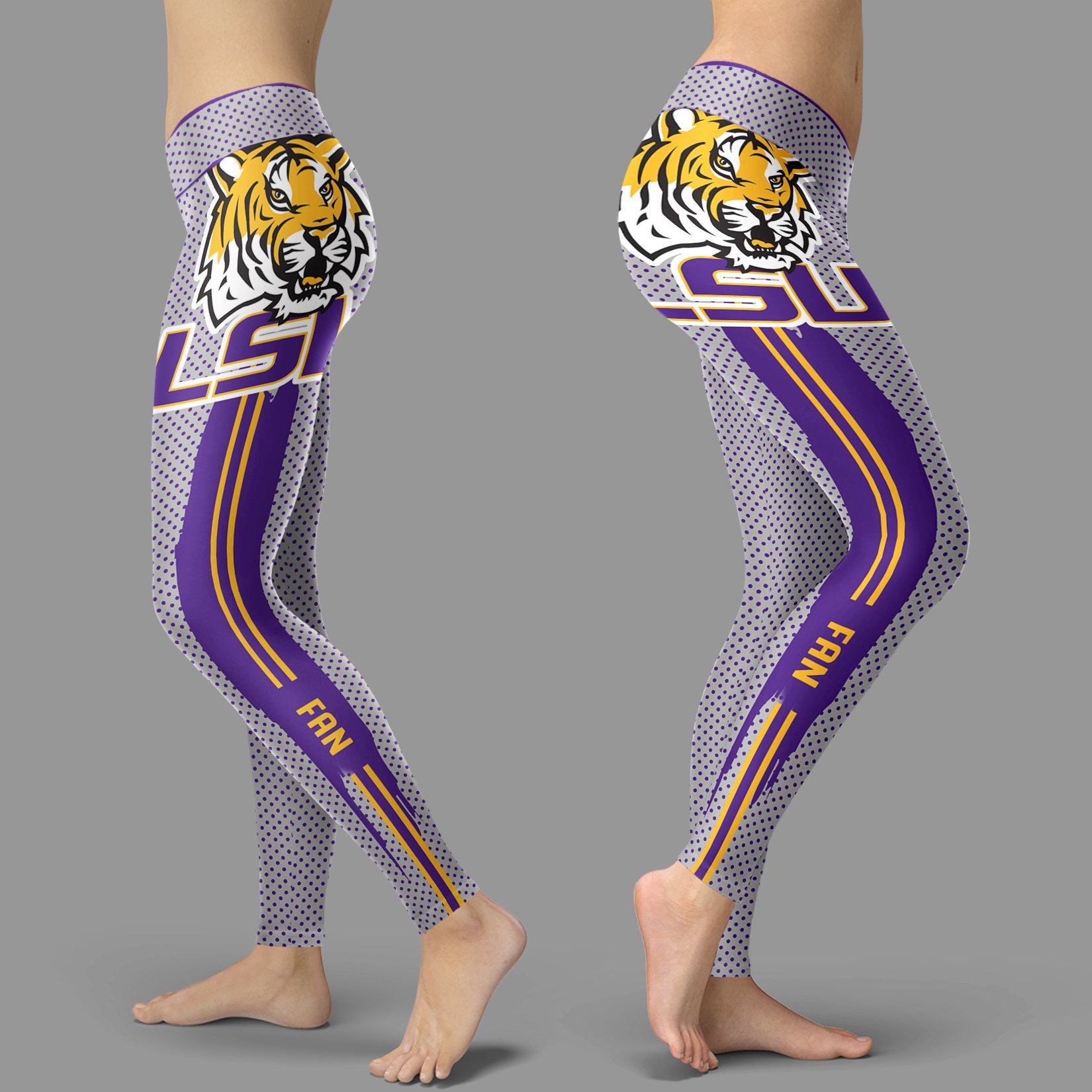 Charming Lovely Fashion LSU Tigers Leggings