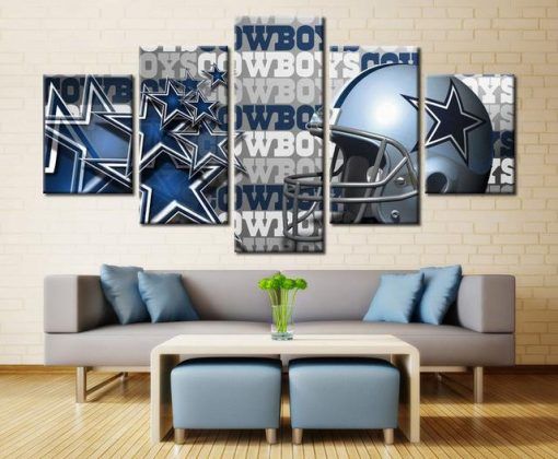 Dallas Cowboys 6 Sport 5 Panel Canvas Art Wall Decor