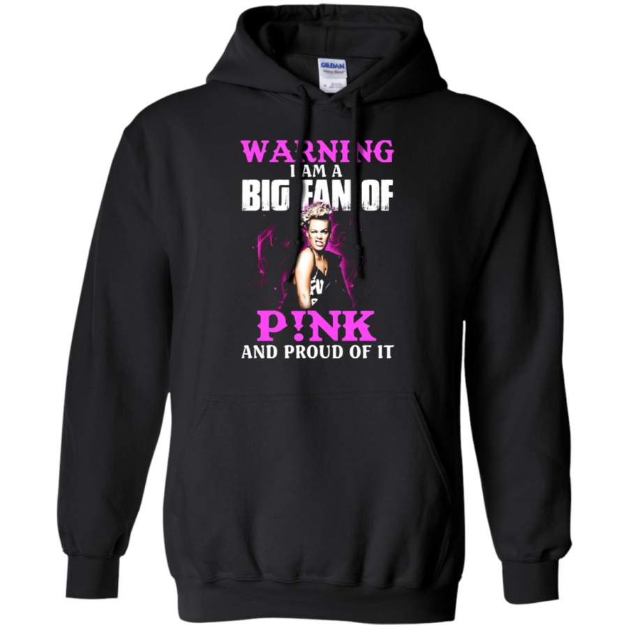 AGR Warning I Am A Big Fan Of Pink And Proud Of It Hoodie