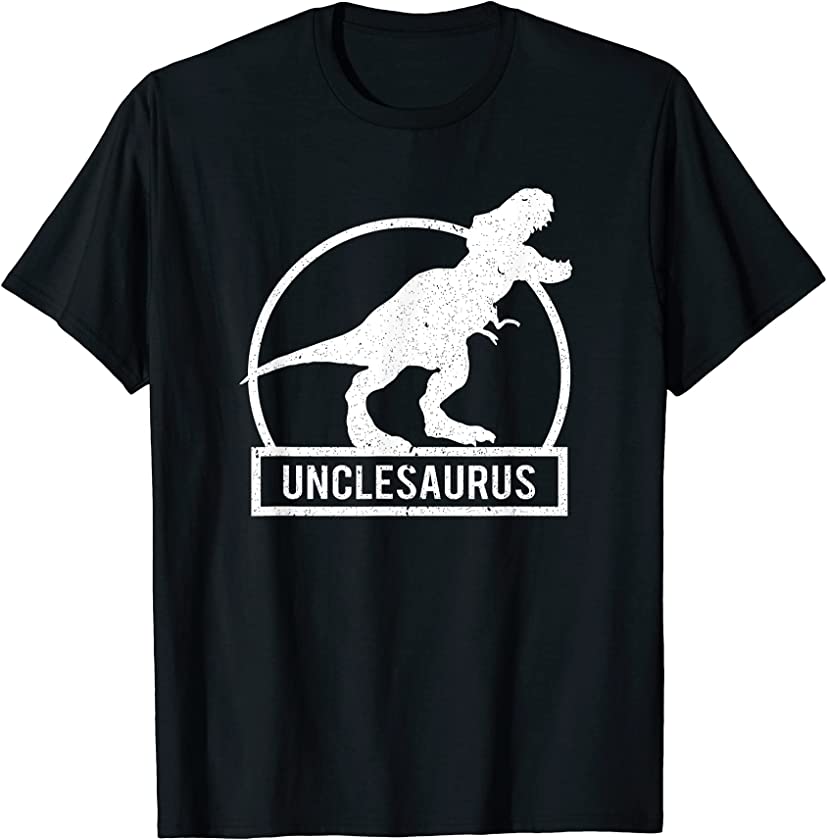 Unclesaurus T Rex Dinosaur Funny Fathers Day Uncle T-Shirt