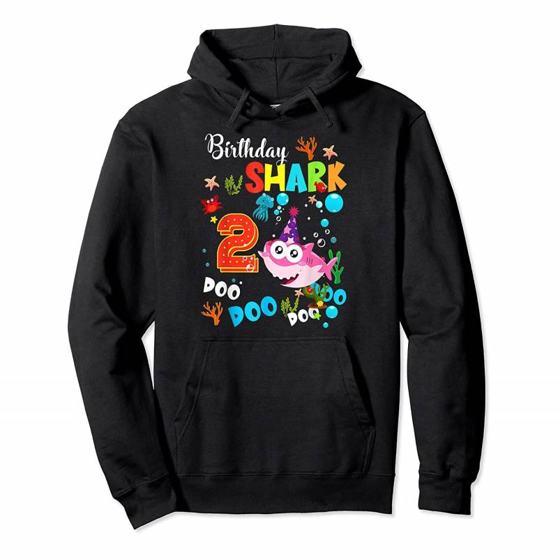 2017 Years Old 2nd Birthday Shark doo Gift For Girls Pullover Hoodie, T-Shirt, Sweatshirt