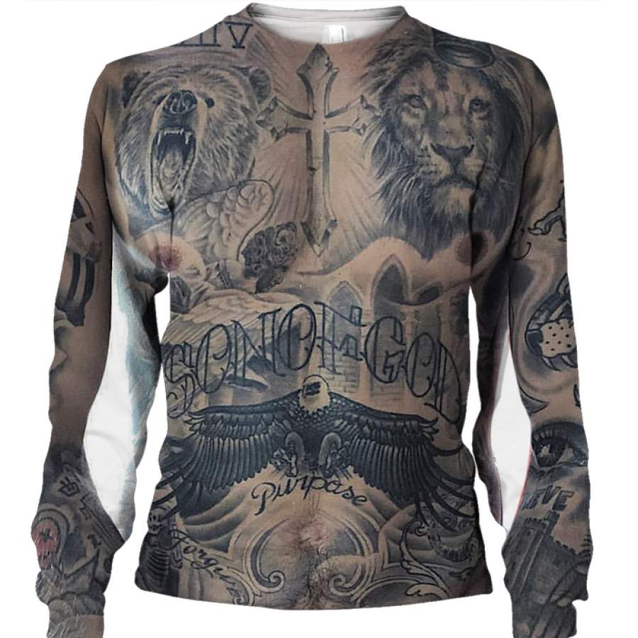 3D AOP son of god_sleeve Shirt