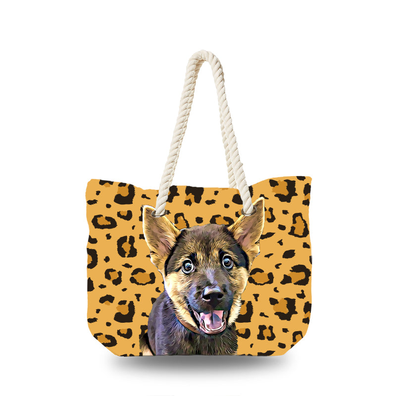 Canvas Bag – Leopard Pattern