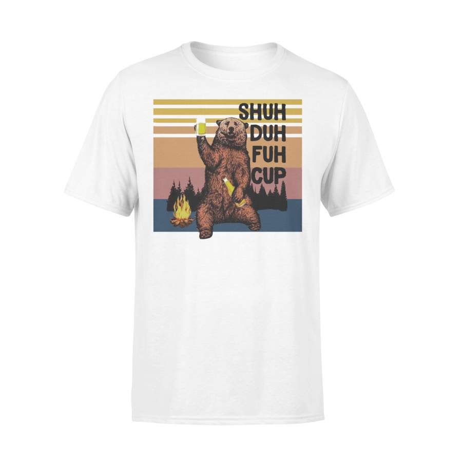 Bear Drink Beer Shuh Duh Fuh Cup Vintage T-shirt