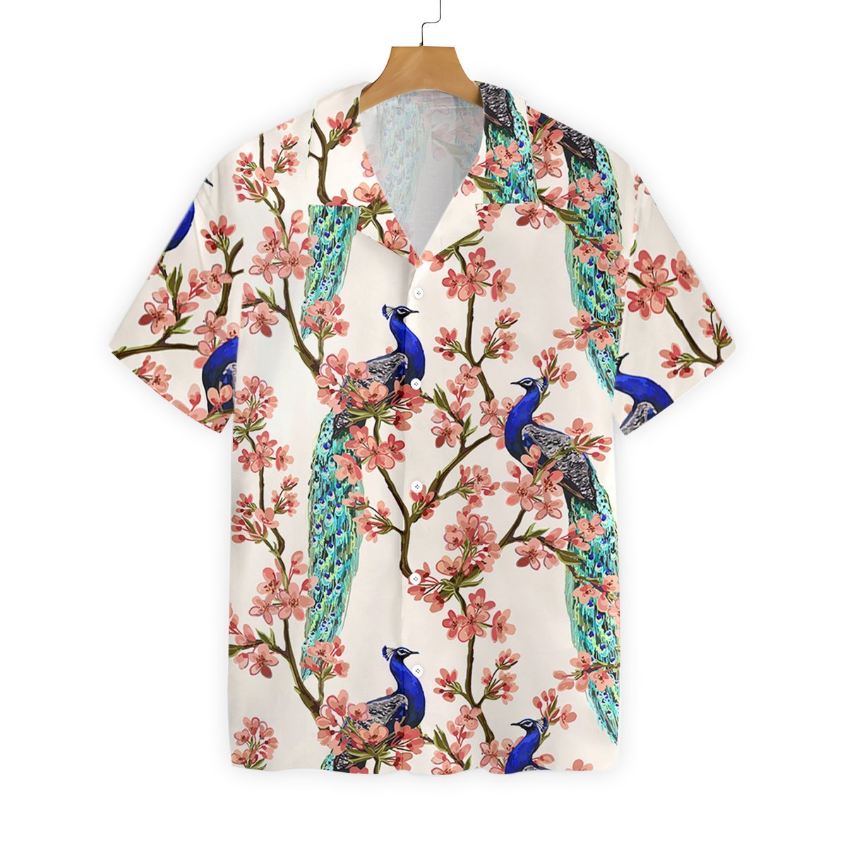 Oriental Peacock All Over Printed Hawaiian Shirt Ha94