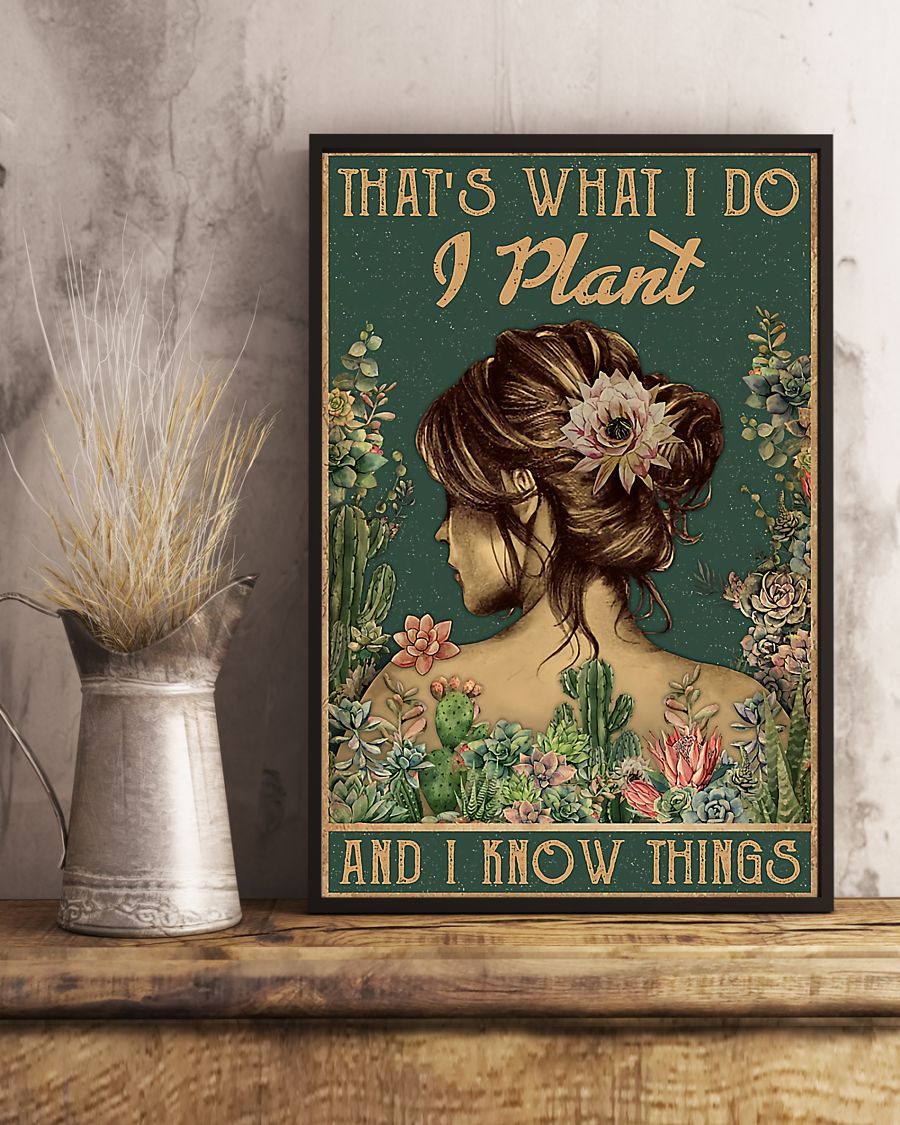 Garden I Plant Vertical Canvas And Poster | Wall Decor Visual Art