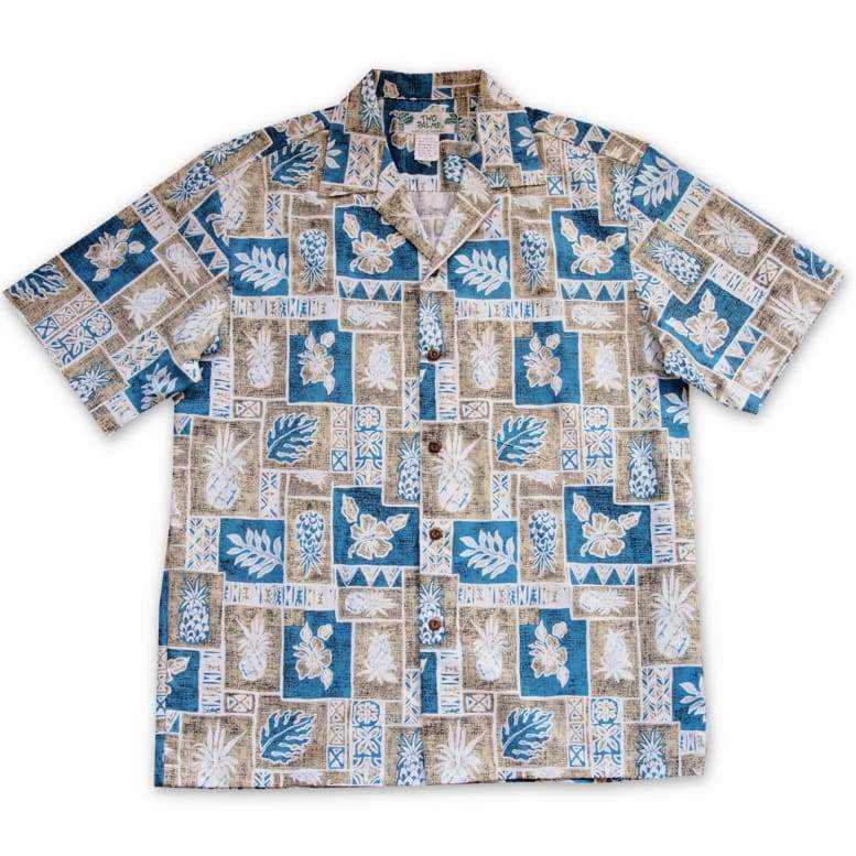 Cast Away Tan Hawaii Cotton Shirt Ha66680