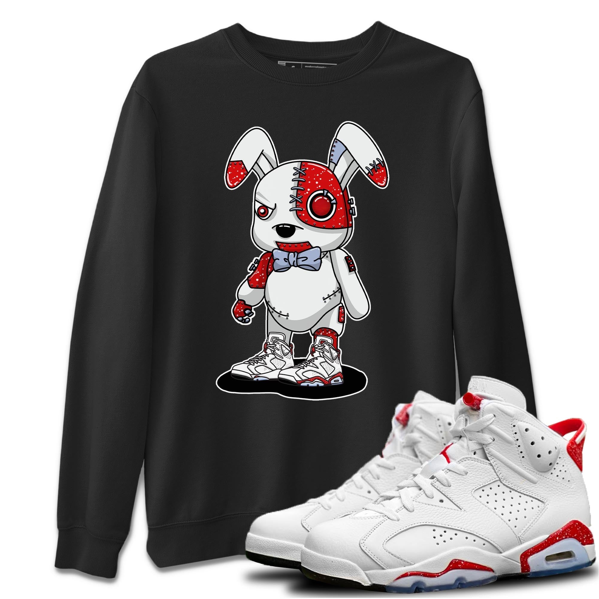 Cyborg Bunny Sweatshirt – Air Jordan 6 Red Velvet Cookies