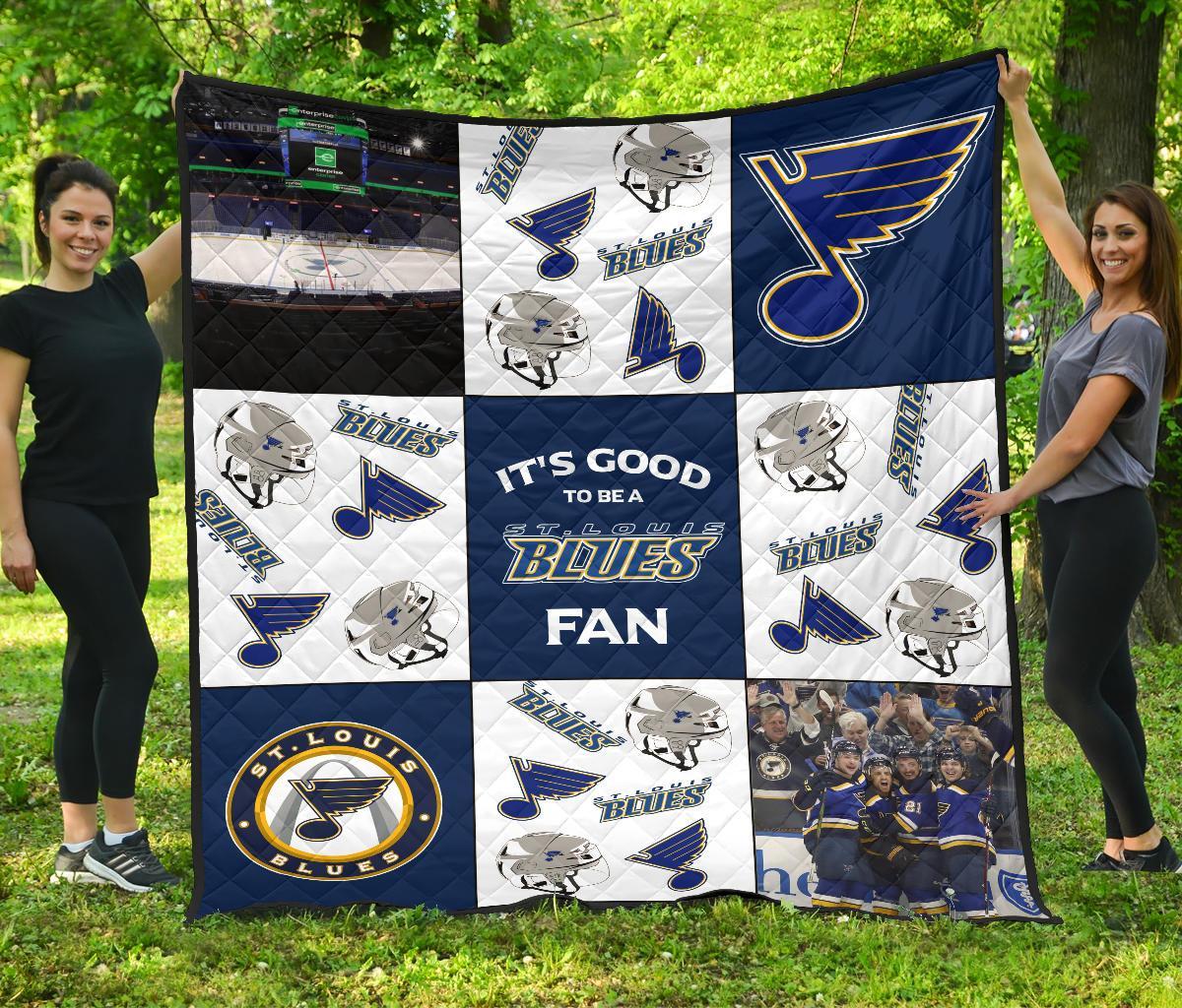 It’s Good To Be A St. Louis Blues Fan Quilt Shop