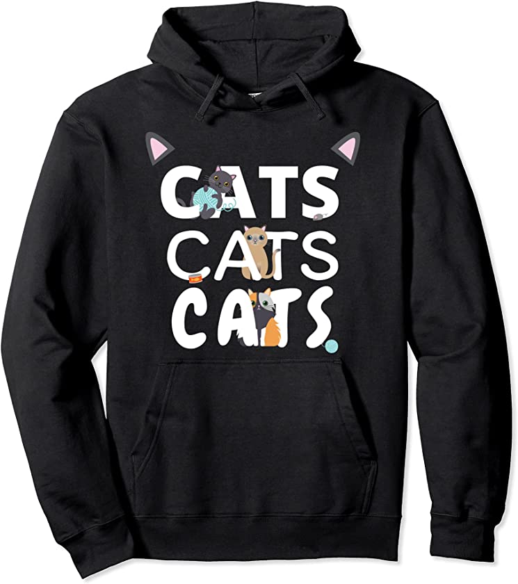 Cats – Cute Kittens for Pet Owners and Animal Lovers Pullover Hoodie