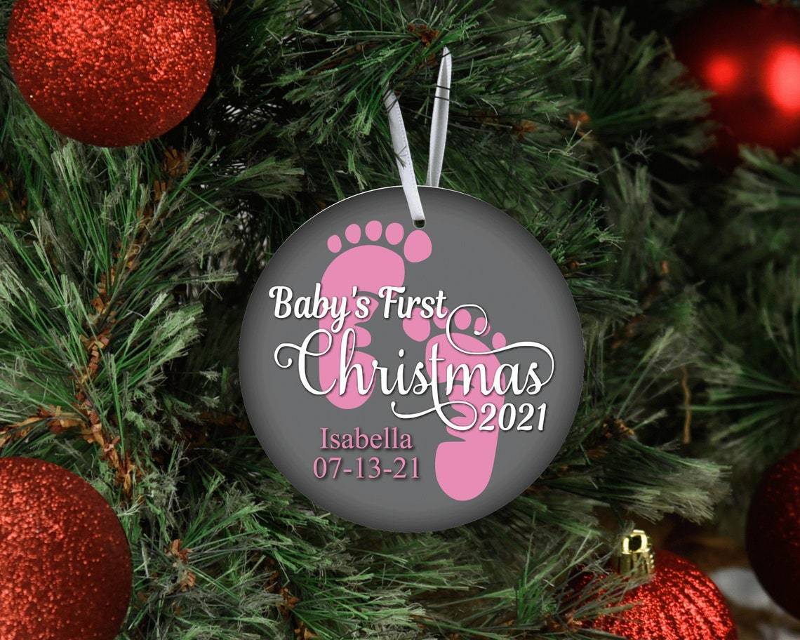 Baby First Christmas Ornament Funny Xmas Ornament Gift Ideas For Son Daughter