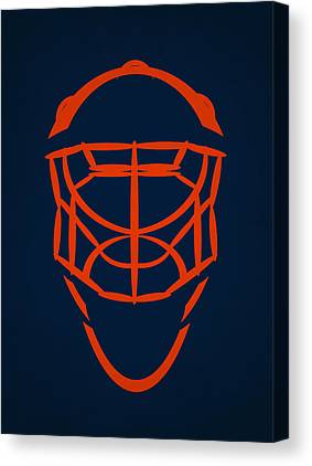 New York Islanders Goalie Mask Joe Hamilton Canvas Print