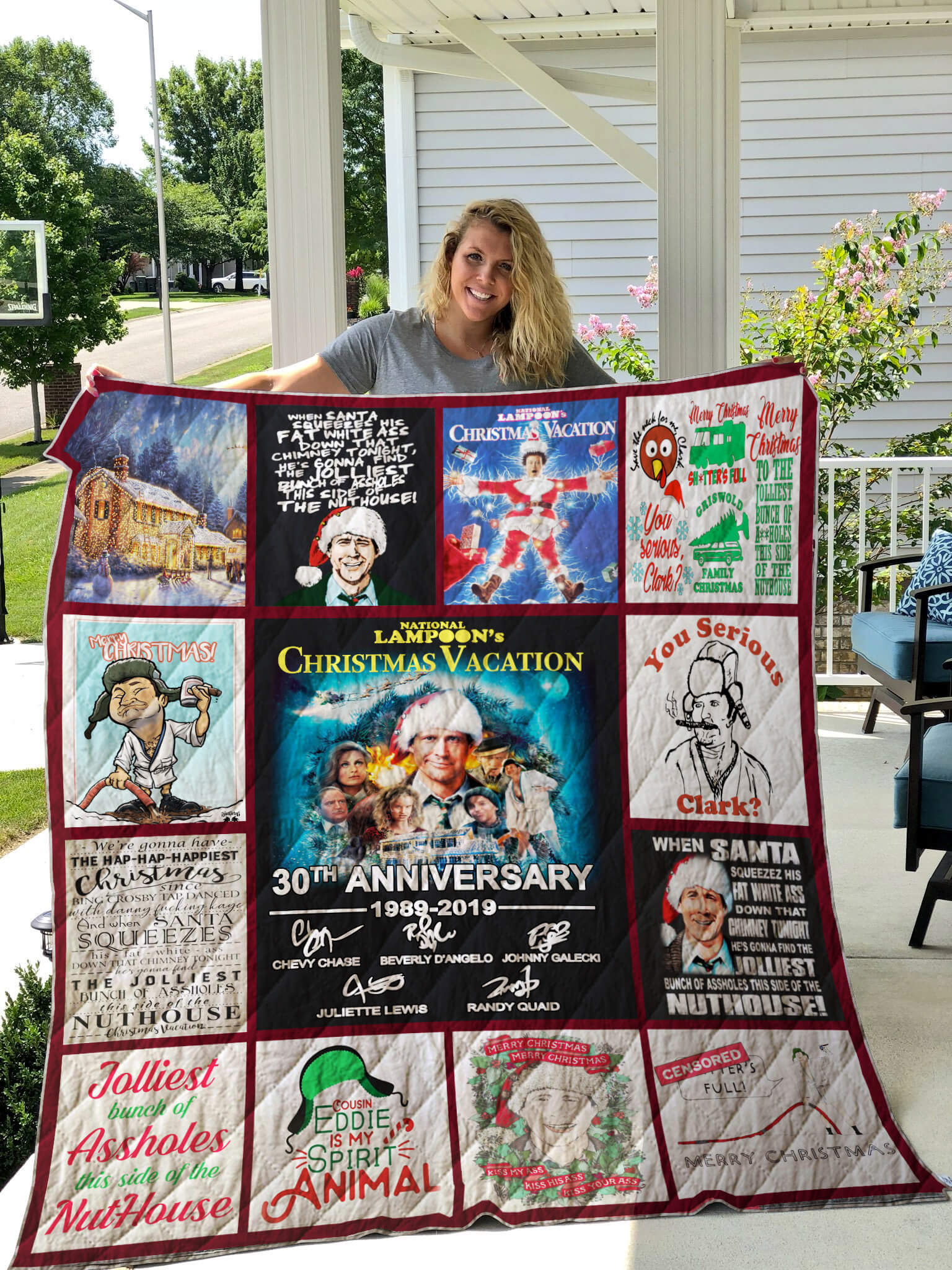 30 Years Of Nl Christmas Quilt Blanket