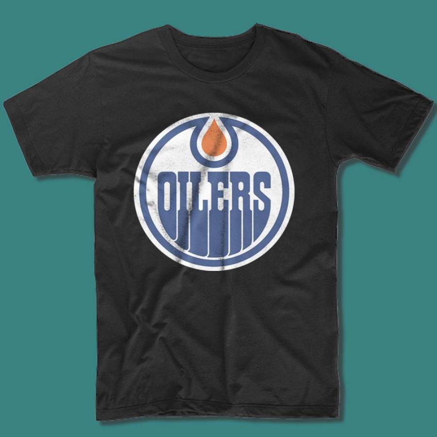 Edmonton Oilers Logo Men’S T Shirt