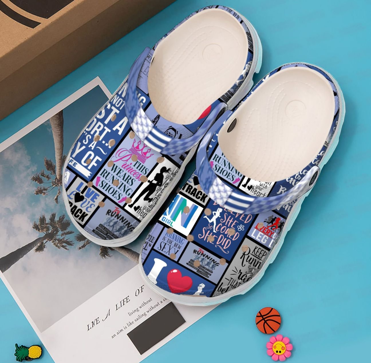 Running Personalized Clog, Custom Name, Text, Color, Number Fashion Style For Women, Men, Kid, Print 3D Run Like A Girl