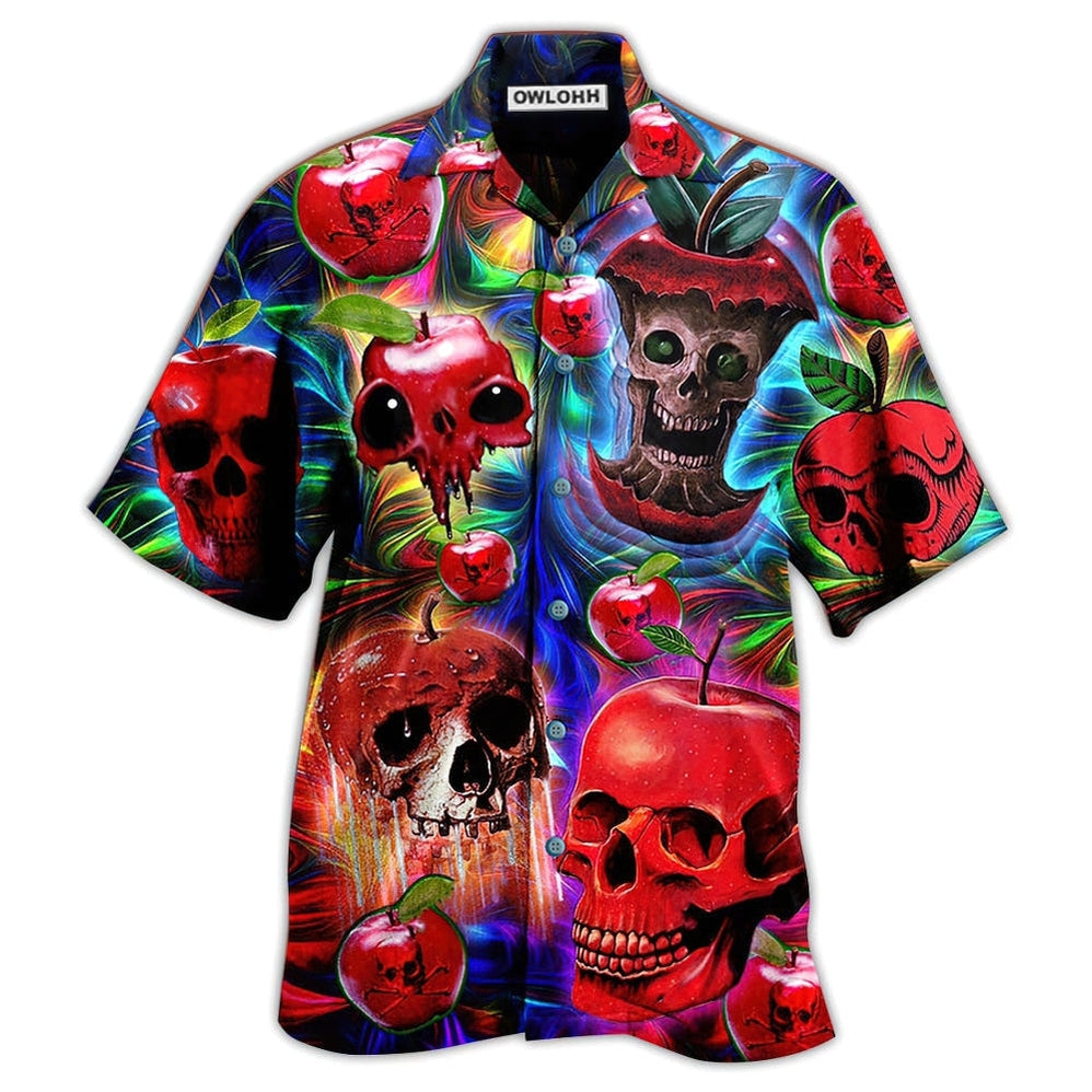 Skull Love Apple Hawaii Shirt Ha16508