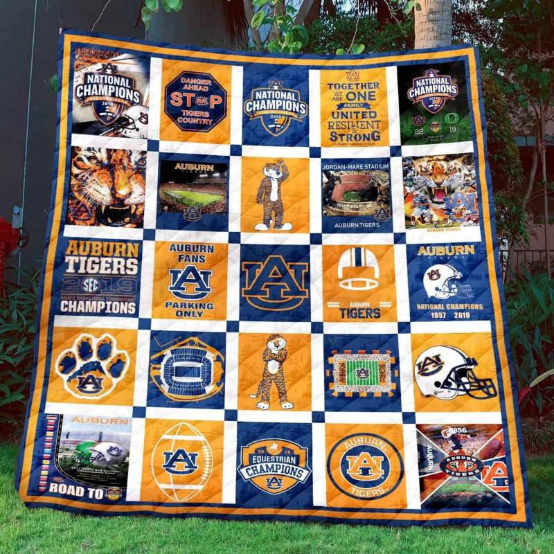 Auburn Tigers Blanket TH1507 Quilt