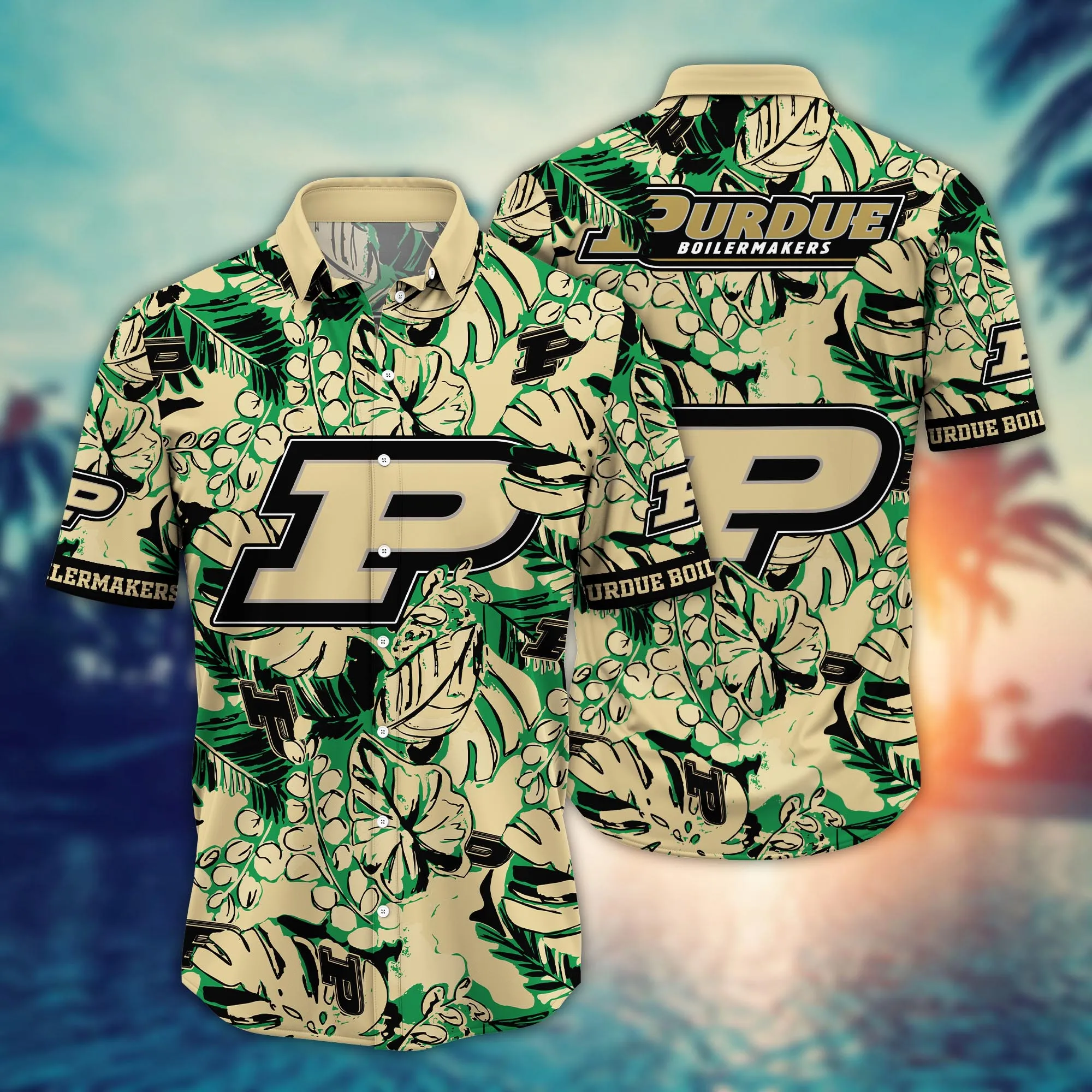 Purdue Boilermakers NCCA Hawaiian Shirt Ice Cream Season Aloha Shirt